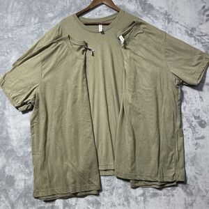 Bella + Canvas T-Shirt 3-Pack 2XL Olive Green USA Strong Cotton